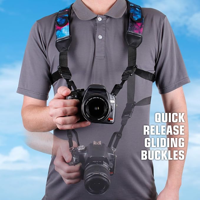 USA Gear DSLR Camera Strap Chest Harness - Image 2
