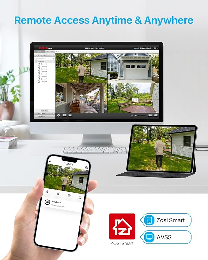 ZOSI 4K 16CH PoE Security Camera System - Image 4