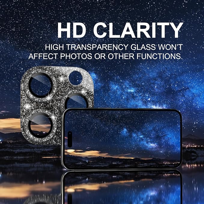 Choiche Compatible for iPhone 16 Pro/iPhone 16 Pro Max Camera Lens Protector - Image 5