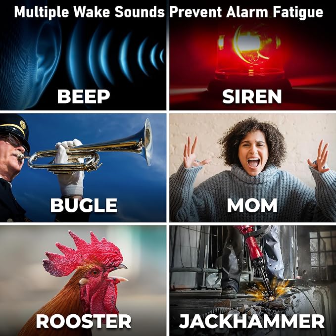 Sharp Big Bang Super Loud Alarm Clock - Image 6