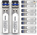 10 Pack 1.25G SFP Network Transceiver Module, 1000Base-LX Single Mode, 1310nm by Unknown