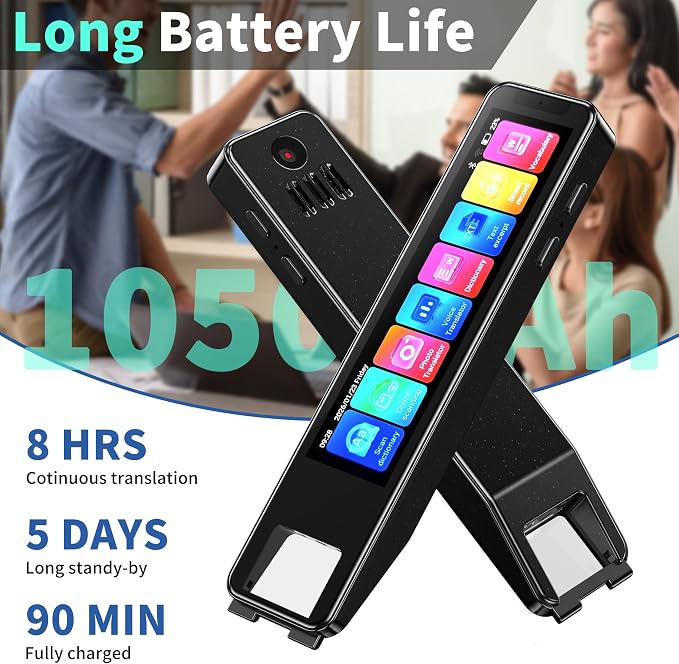 Scan Pen Translator for 142 Languages, Instant 2-Way Voice & Text Translation - Image 6