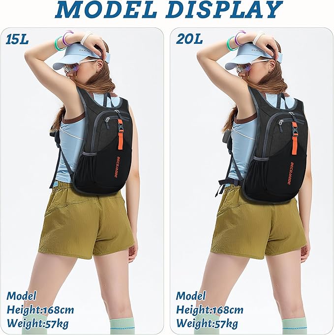 BECOJADDE 15L Small Hiking Backpack - Image 5
