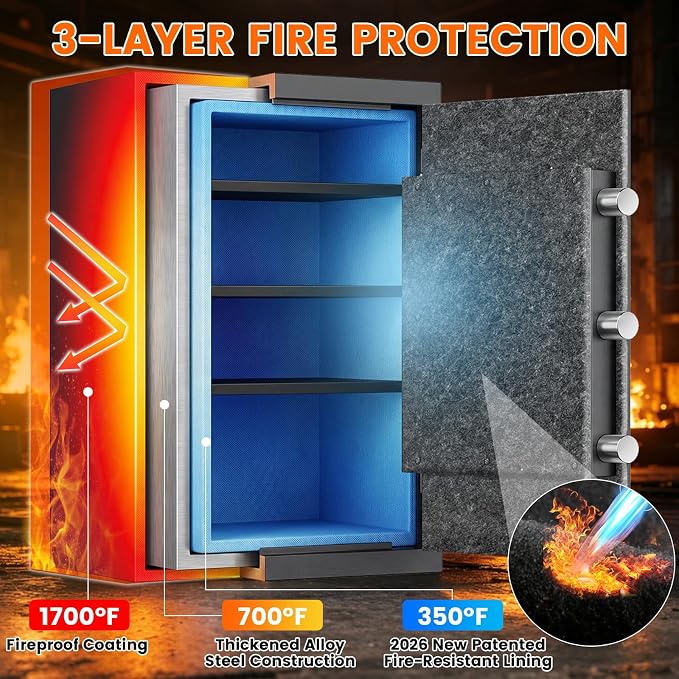 2026 35-Min 1700°F Fire Proof Safe - Image 4