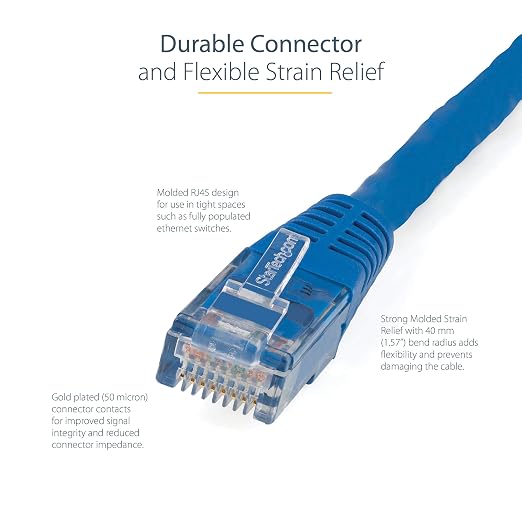 StarTech 15ft CAT6 Ethernet Cable - Image 3