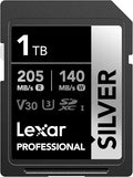 Lexar 1TB Professional Silver SD Card, by Lexar