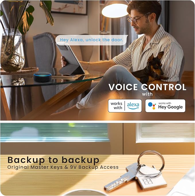 Lockly Vision Smart Lock with Camera, Video Doorbell Keyless Entry Door Lock - Image 8