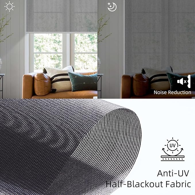 SmartWings Motorized Light Filtering Roller Shades Work - Image 4