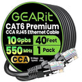 GEARit Cat 6 Ethernet Cable CCA LAN Network Cord, Network Cable by GEARit