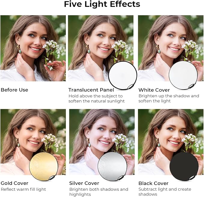 K&F CONCEPT 5-in-1 Light Reflector - Image 3