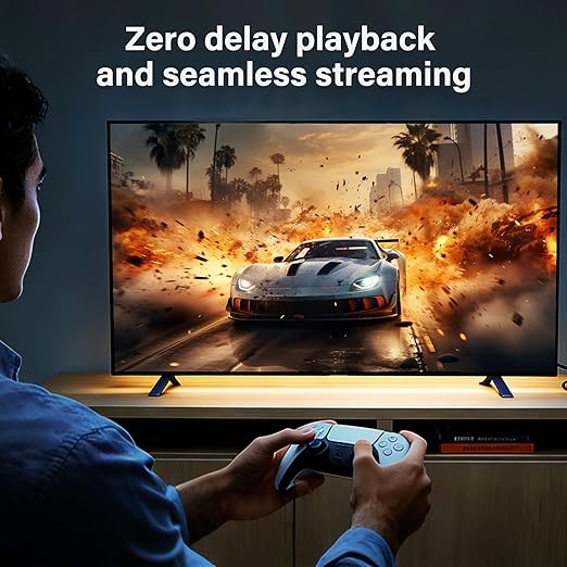 Cat 8 Ethernet Cable 25 ft, Nylon Braided High Speed Heavy Duty Cat8 Network - Image 3