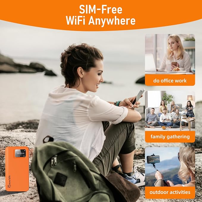 RoamWiFi 4G LTE WiFi Mobile Hotspot, Local & International Coverage Travel - Image 6