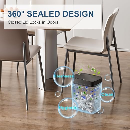 Vanpopubs 2 Pack 2.7 Gal Bathroom Trash Can - Image 6