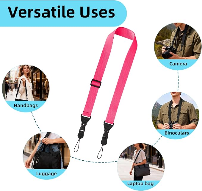 Adjustable Shoulder Strap:Comfortable iPad Strap Nylon Neck Lanyard - Image 7