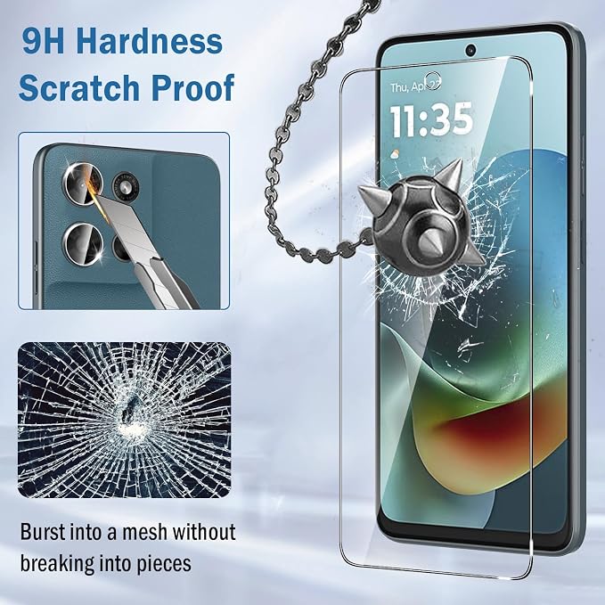 2+2 Pack for Moto G Play 2026 Screen Protector - Image 2