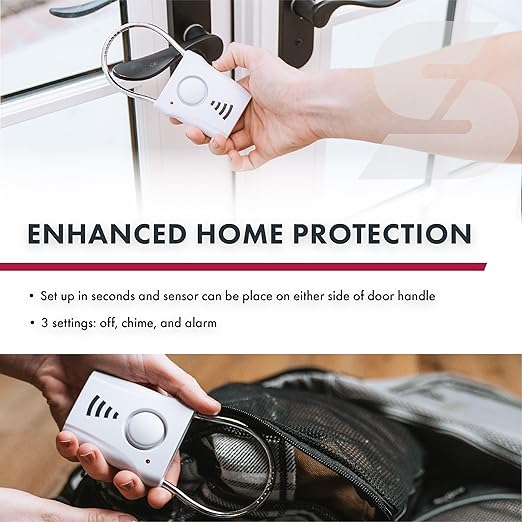 SABRE 110dB Door Handle Alarm | Extremely Loud Wireless Audible Up To 680 Ft - Image 5