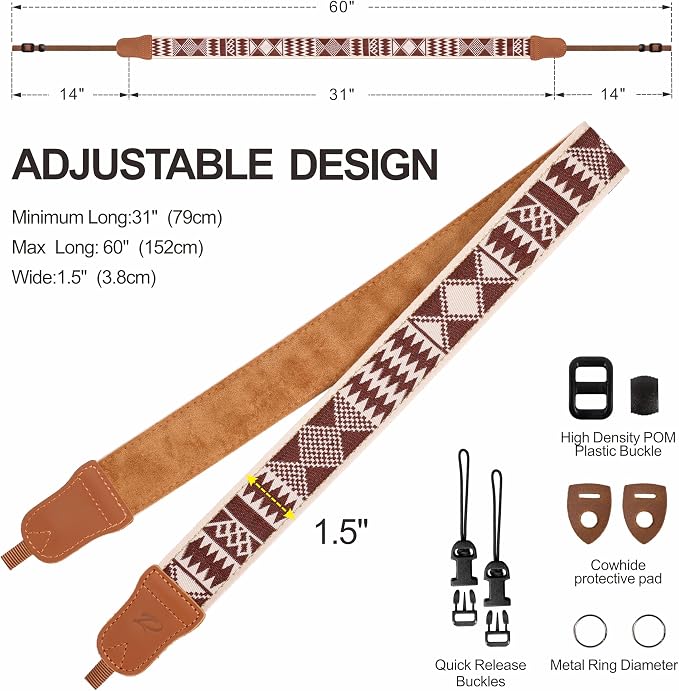 Padwa Lifestyle Diamonds Camera Strap - Image 6