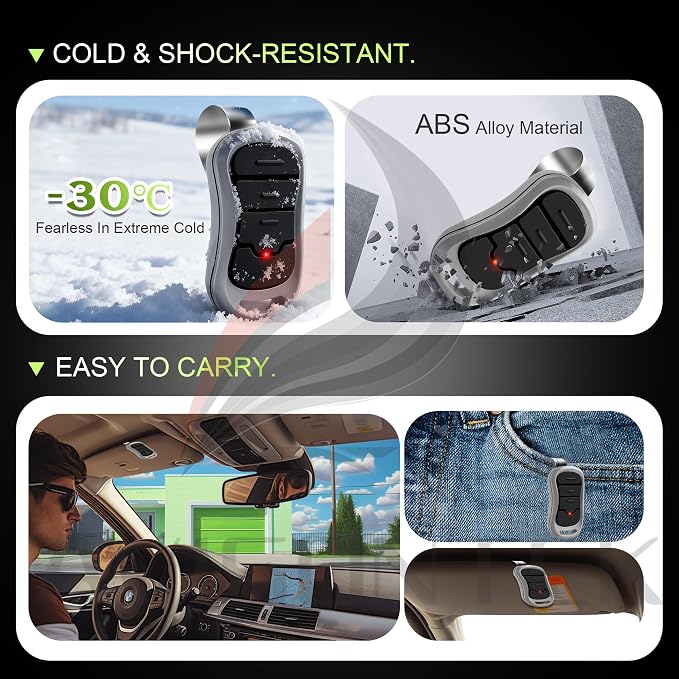 Avisontek 2-Pack G3T-R for Genie Garage Door Opener Remote, Replacement for All - Image 6