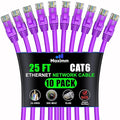 Maximm Cat 6 Ethernet Cable 25 ft by MaximmCable