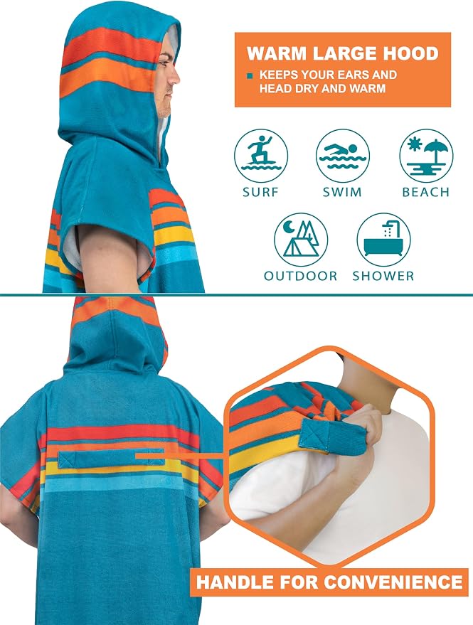 SUN CUBE Surf Poncho Changing Robe - Image 4