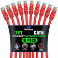 Maximm Cat 6 Ethernet Cable 7 ft by MaximmCable