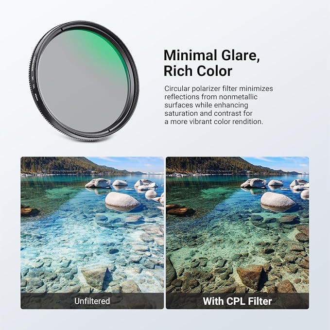 NEEWER 43mm Variable ND + CPL + UV Filter Kit - Image 5