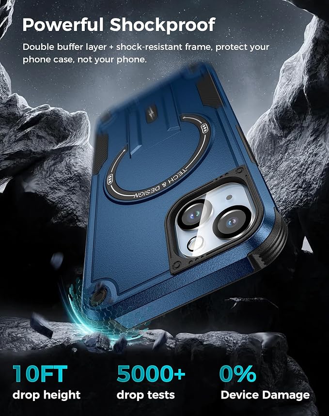 Goton for iPhone 14 Case with Privacy Tempered Glass Screen Protector & Camera - Image 4