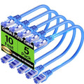 Cat6A Ethernet Cable Shielded 10Gbps 10 ft, Slim Shielded Ethernet Cable Cat 6 by Unknown