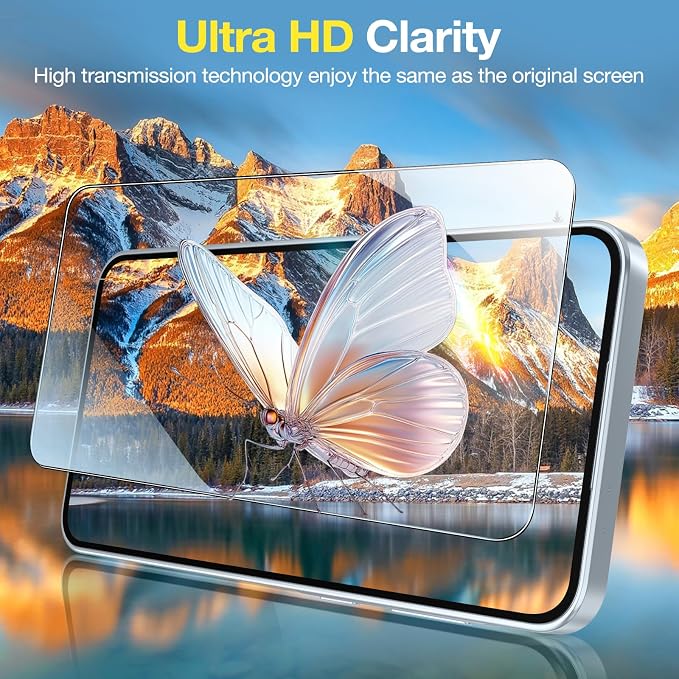2+2 Pack for Samsung Galaxy A57 5G Screen Protector & Camera Lens Protector - Image 2
