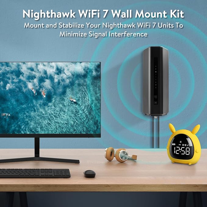 Wall Mount Kit for Nighthawk Router, WIFI7 Mesh System for RS200 RS280 RS300 - Image 5