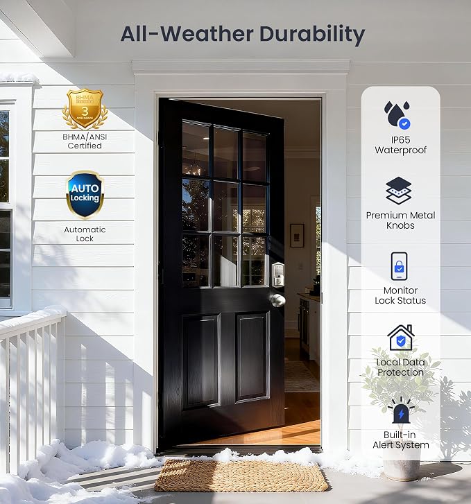 Veise VE027-K Built-in WiFi Smart Lock - Image 6