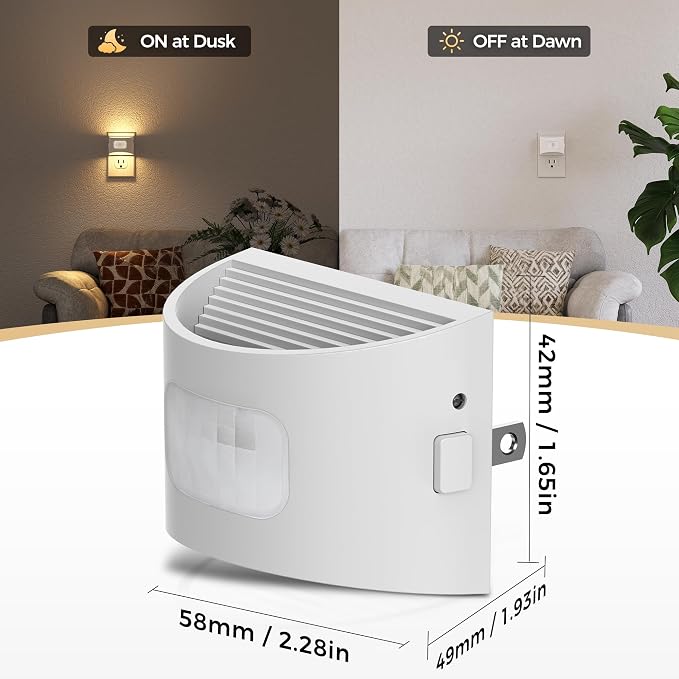DORESshop LED Night Light, Night Lights Plug into Wall, 3 Color Temperatures - Image 5