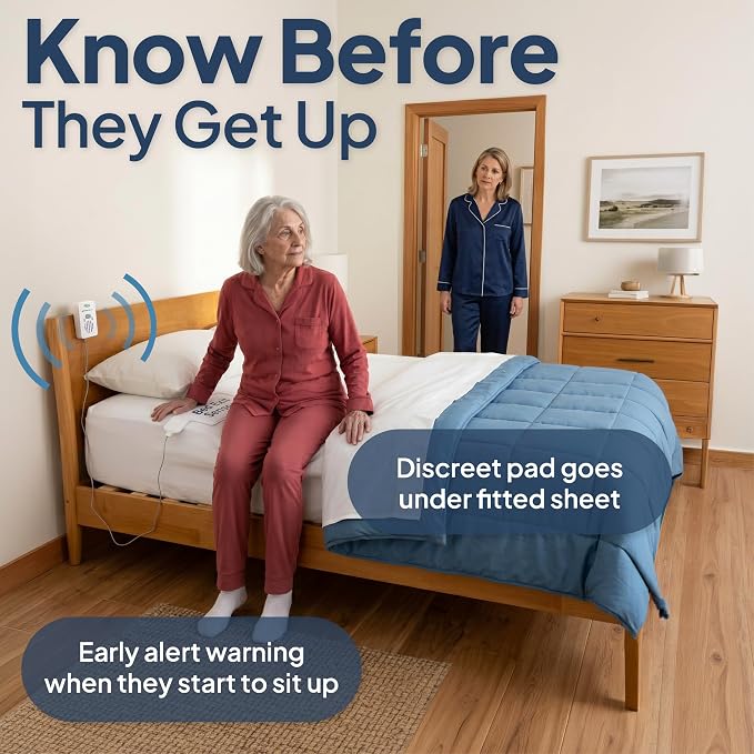 Smart Caregiver Bed Alarm for Elderly Adults – Fall Prevention System - Image 2
