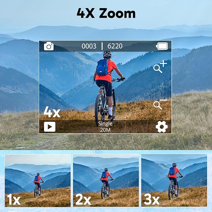 AKASO V50X Native 4K30fps WiFi Action Camera - Image 5