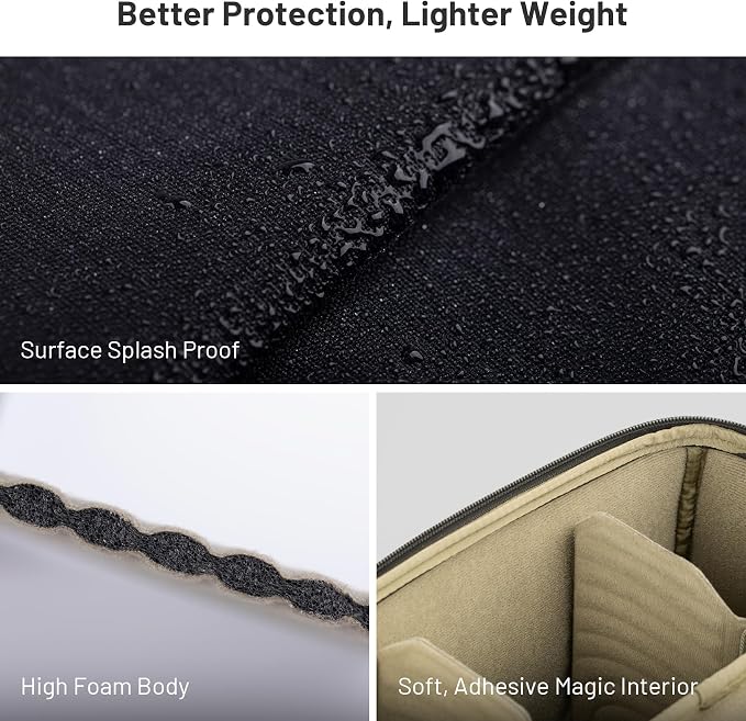 PGYTECH Medium Camera Insert Bag, Waterproof Lens Pouch - Image 8