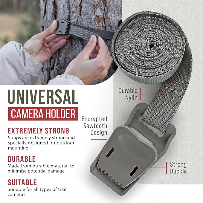 The...Cam Quick Camera Holder EasyStrap-3, Premium 3 Pack Trail Camera Straps - Image 2