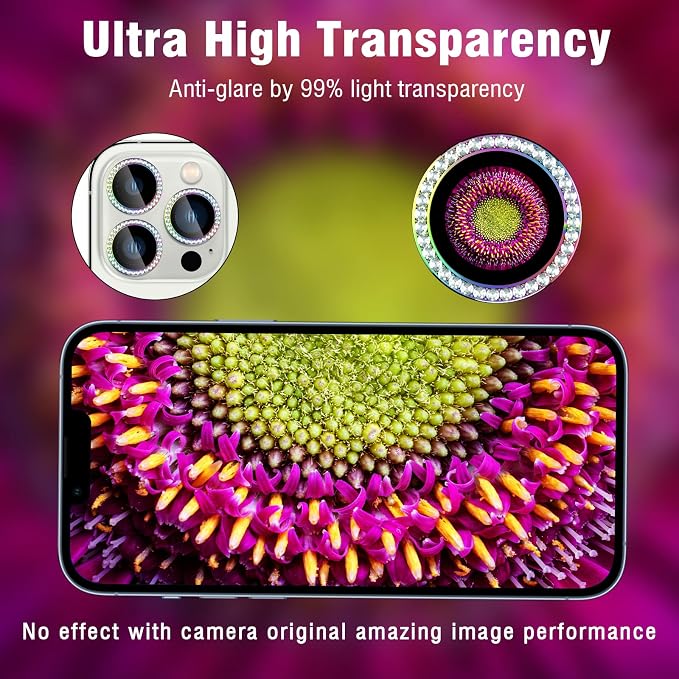 Bling Diamond Individual Camera Lens Protector - Image 6