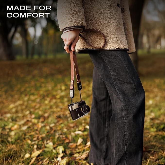 C Coiro Thin Leather Camera Strap - Image 5