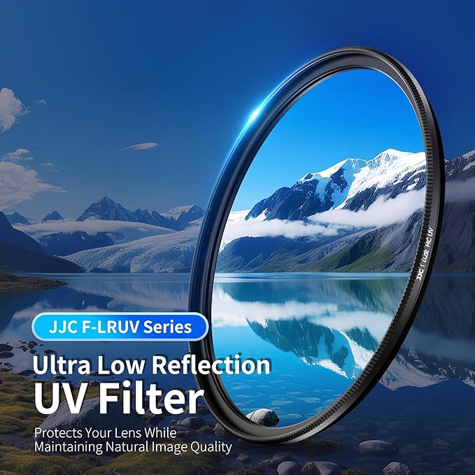 JJC 62mm Ultra-Low Reflectivity UV Filter MCUV Lens Protection - Image 2