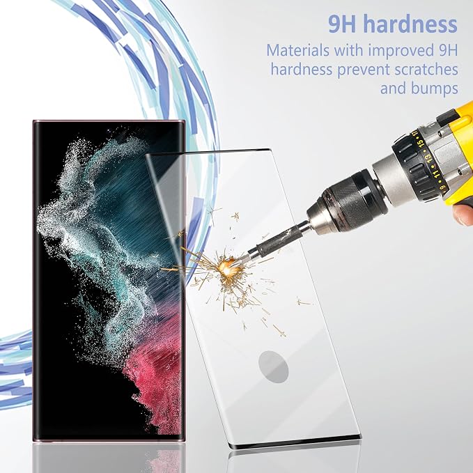 for Samsung Galaxy S22 Ultra Screen Protector, 3 Pack Tempered Glass - Image 4
