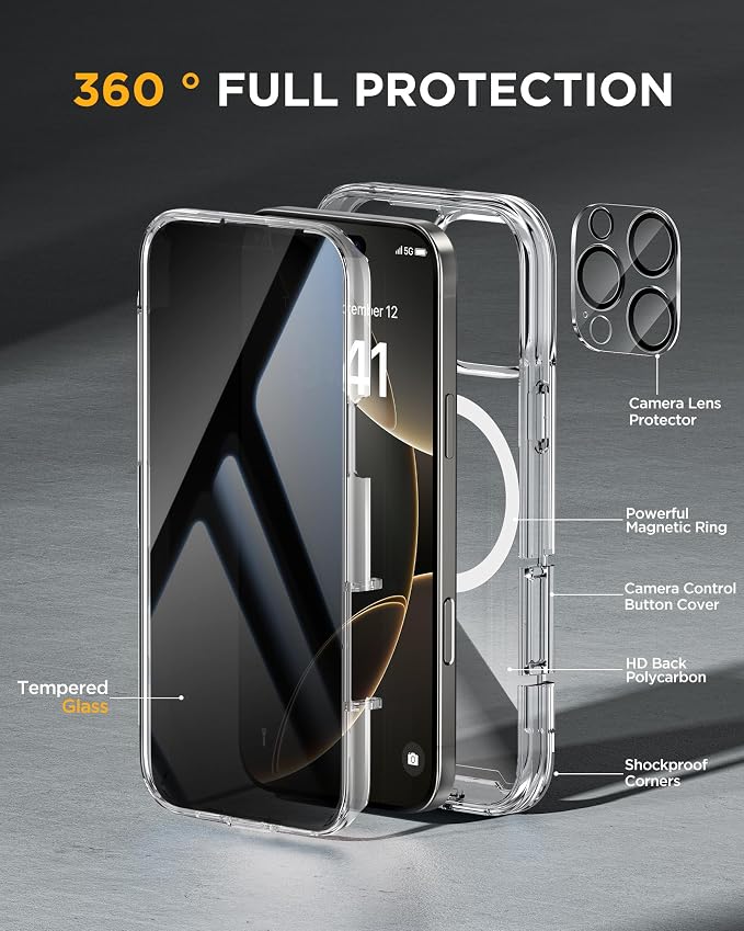 Miracase Magnetic for iPhone 16 Pro Max Case - Image 2