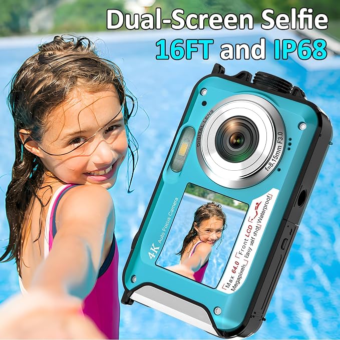4K Underwater Camera 16FT Waterproof Camera - Image 2