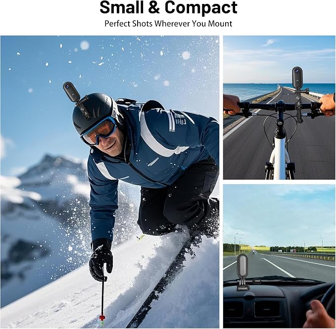 4K Mini WiFi Action Camera 128GB Thumb POV Portable Body Cam Wearable Video - Image 5