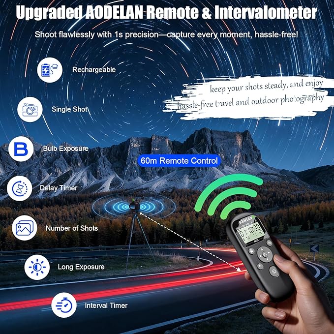 for Canon Cameras Wireless Rechargeable Timer Shutter Release Remote Control - Image 2