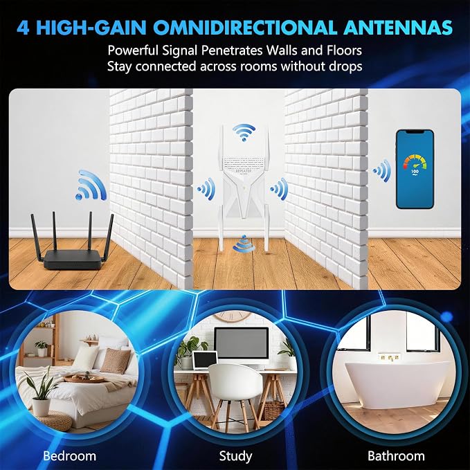 AX3000 WiFi Extender Signal Booster - Image 5