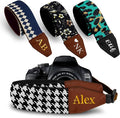 Art Tribute Custom Black White Sketch Camera Strap by ArtTribute