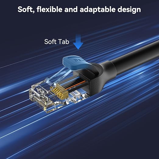 BENFEI Cat 6 Ethernet Cable 100ft, 250MHz 10Gbps Network Cable, RJ45 LAN Cable - Image 4