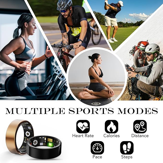 Smart Health Ring Fitness Tracker - Image 3