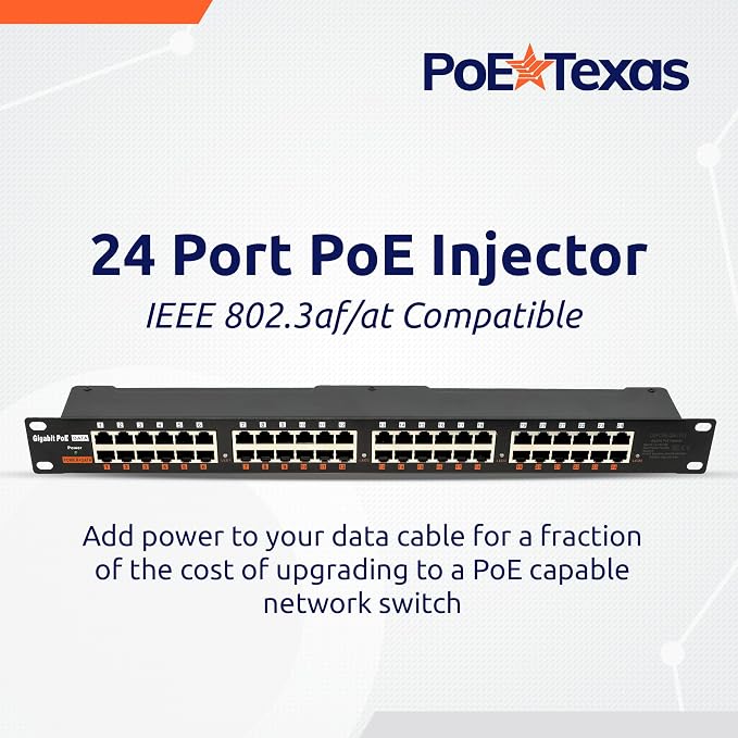 PoE Texas 24 Port PoE Injector - Image 2