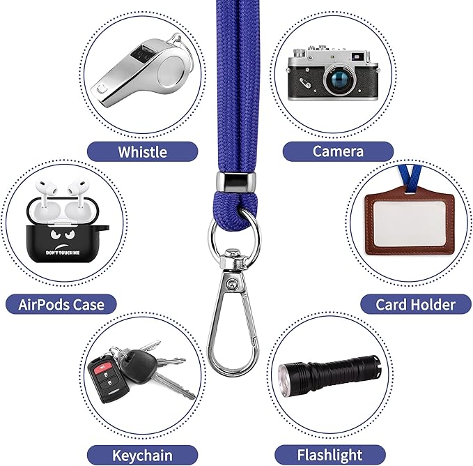 CACOE Phone Lanyard 2 Pcs-2 Pcs Adjustable Neck Strap, Universal Crossbody - Image 3